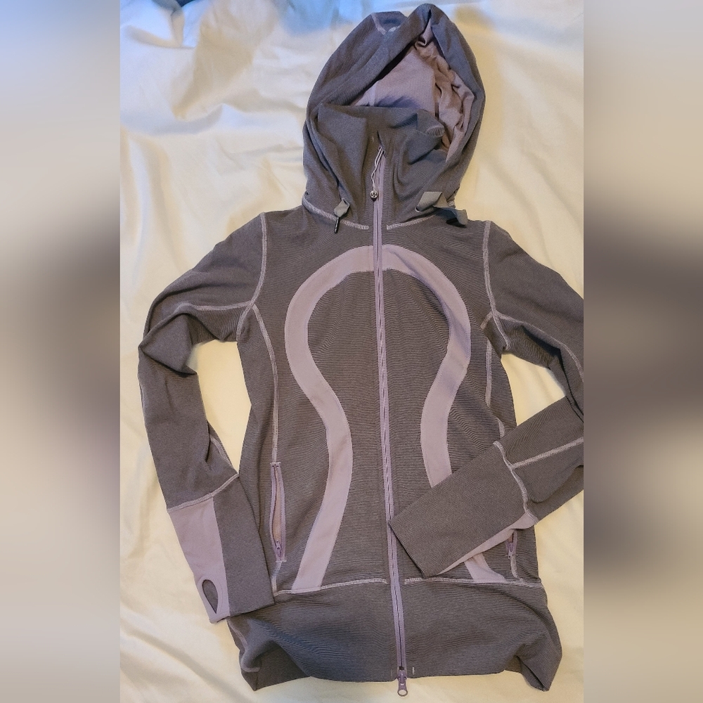 lululemon athletica Gray and Purple Jacket